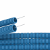 11950 | Труба ПП гибкая гофр. д.50мм, лёгкая с протяжкой, 15м, цвет синий