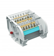 Блок распределительный на DIN рейку 4р 160А, 5х7мм 1х8мм 1х9мм 1х12мм
