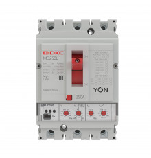 Автоматический выключатель YON MD250N-MR1 3P 250А 40kA Ir 0.4…1xIn Isd 1.5…10xIn