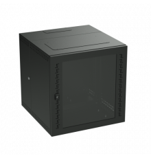 IT-корпус навесной STI 19 12U, 600х600х650, дверь с закаленным стеклом, RAL9005