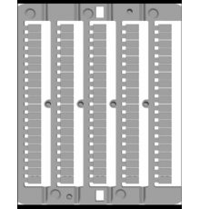 CNU/8/51 символ S, горизонтальная ориентация