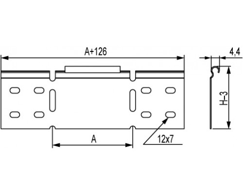 LR8200HDZL | Упрощенная редукция 200мм, Н80, цинк-лам