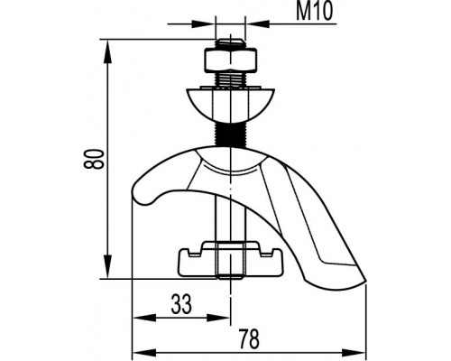 CM301001 | Закрывающая струбцина М10