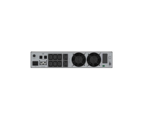 SMALLR3A0PI | Онлайн ИБП ДКС серии Small Rackmount, 3000 ВА/2700 Вт, 1/1, 8xIEC C13, EPO, USB, RS-232, RJ45, Rack 2U, без АКБ, 9Ач