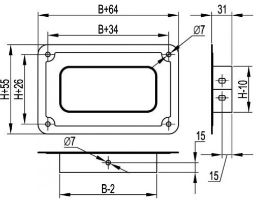 37410HDZL | Фланец соед. FR 50/50, ц-лам. ан.