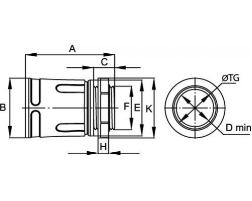 50220R | Муфта труба-коробка, IP67, М20х1.5, д.20мм (розница)