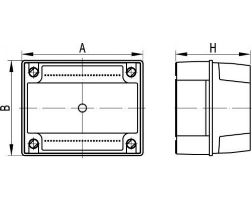 54430 | Коробка ответвит. с гладкими стенками, IP56, 380х300х180мм