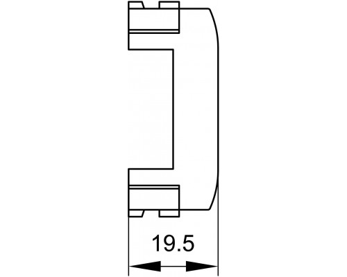 76457B | Ком.роз. RJ45 кат.5e экран., 8P8C, Brava, белая, 1мод