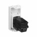 4400401 | USB 2.0 розетка модульная, тип А-А, Avanti, Белое облако, 1 модуль