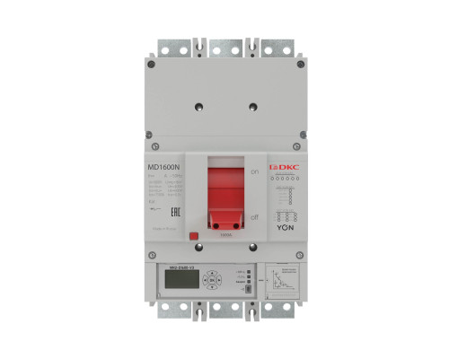 MD1000N-MR2 | Автоматический выключатель YON MD1000N-MR2 3P 1000А 50kA Ir 0.4…1xIn Isd 1.5…10xIn