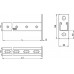 BBP4120ZL | Консоль одиночная, 41х41, осн.200 мм, цинк-ламельная