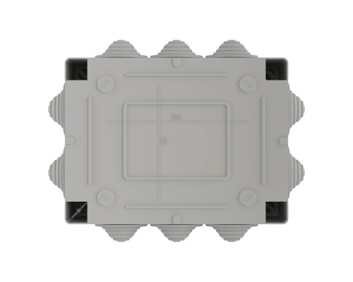 54100 | Коробка ответвит. с 10 кабельными вводами д.32мм, IP55, 190х140х70мм