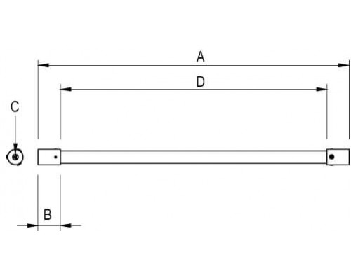 NF0500 | Изоляционная штанга, 0,5 м