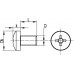 CM090610INOX316L | Винт с полуцилиндрической головкой М6х10, нержавеющая сталь AISI 316L