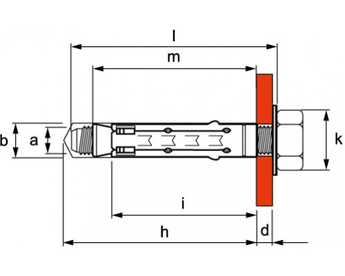 CM421060 | Стандартный анкер М10