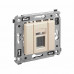 4405303 | USB 3.0 розетка одинарная в стену, тип А-А, Avanti, Ванильная дымка