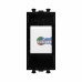 4402661 | Компьютерная розетка RJ-45 без шторки модульная, кат.5е, Avanti, Черный квадрат, 1 модуль