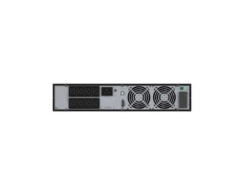 SMALLR3A5I | Онлайн ИБП ДКС серии Small Rackmount, 3000 ВА/2700 Вт, 1/1, 8xIEC C13, EPO, USB, RS-232, RJ45, Rack 2U, 6x9Ач