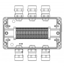TBE-A-14 - (20xCBC.4) - 3x6018ANSBKGM2SB(A) - 3x6018ANSBKGM2SB(C)1Ex e IIC Т5 Gb / Ex tb IIIC T95°C Db IP66
