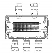 TBE-A-14 - (25xHMM.2) - 2x6018ANP22BKM2SB(A) - 3x6018ANP22BKM2SB(C)1Ex e IIC Т5 Gb / Ex tb IIIC T95°C Db IP66