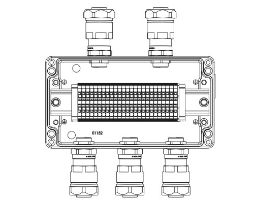 TBE-A-14 - (25xHMM.2) - 2x6018ANP22BKM2SB(A) - 3x6018ANP22BKM2SB(C)1Ex e IIC Т5 Gb / Ex tb IIIC T95°C Db IP66 1201.141.20.01J | TBE-A-14 - (25xHMM.2) - 2x6018ANP22BKM2SB(A) - 3x6018ANP22BKM2SB(C)1Ex e IIC Т5 Gb / Ex tb IIIC T95°C Db IP66
