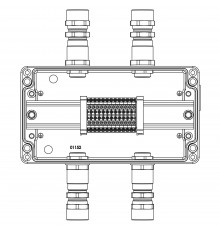 TBE-A-14-(12xCBC.2)-2xKA2MHK(A)-2xKA2MHK(C)1Ex e IIC Т5 Gb / Ex tb IIIC T95°C Db IP66