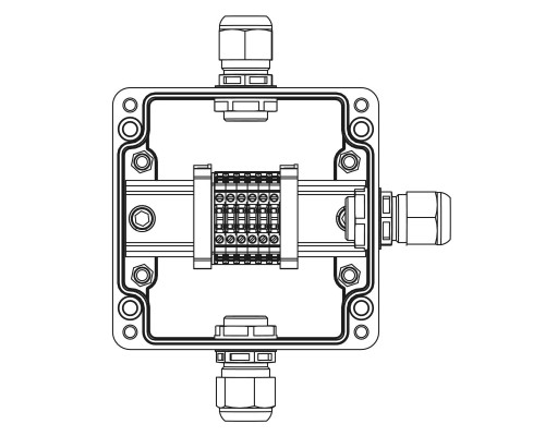 TBE-P-03-(6xCBC.2)-1xPABMP(A)-1xPABMP(C)-1xPABMP(D)1Ex e IIC Т5 Gb / Ex tb IIIC T95°C Db IP66 1231.031.22.121V | TBE-P-03-(6xCBC.2)-1xPABMP(A)-1xPABMP(C)-1xPABMP(D)1Ex e IIC Т5 Gb / Ex tb IIIC T95°C Db IP66