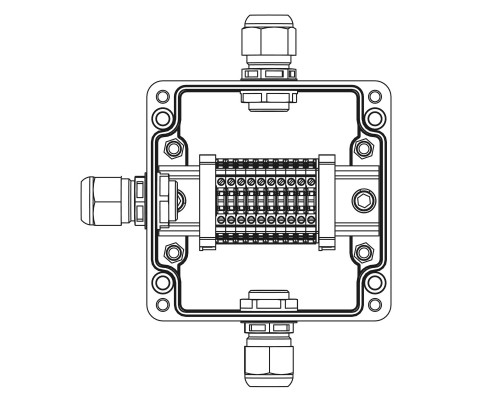 TBE-P-03-(10xCBC.2)-1xPABMP(A)-1xPABMP(C)-1xPABMP(D)1Ex e IIC Т5 Gb / Ex tb IIIC T95°C Db IP66 1231.031.22.121W | TBE-P-03-(10xCBC.2)-1xPABMP(A)-1xPABMP(C)-1xPABMP(D)1Ex e IIC Т5 Gb / Ex tb IIIC T95°C Db IP66