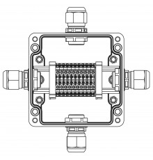 TBE-P-03-(10xCBC.2)-1xPABMP(A)-1xPABMP(B)-1xPABMP(C)-1xPABMP(D)1Ex e IIC Т5 Gb / Ex tb IIIC T95°C Db IP66