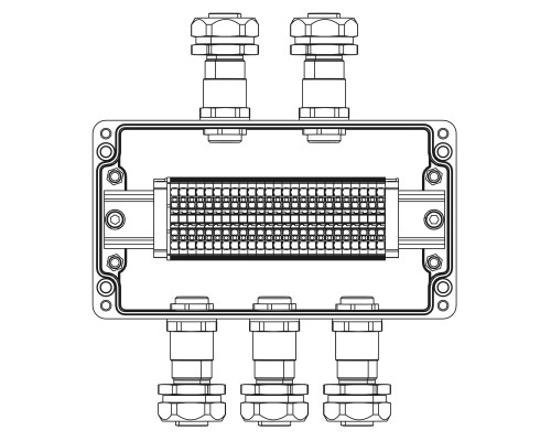 TBE-P-04-(25xHMM.2)-2xKAEPM2MHK-20(A)-3xKAEPM2MHK-20(C)1Ex e IIC Т5 Gb / Ex tb IIIC T95°C Db IP66 / ШЗ / КЗ 1231.041.22.11D | TBE-P-04-(25xHMM.2)-2xKAEPM2MHK-20(A)-3xKAEPM2MHK-20(C)1Ex e IIC Т5 Gb / Ex tb IIIC T95°C Db IP66 / ШЗ / КЗ