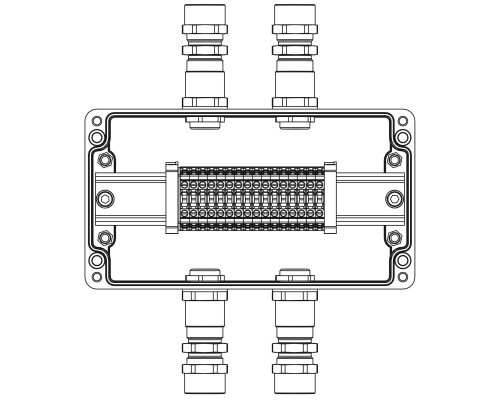 TBE-P-04-(16xCBC.4)-2xKA2MHK(A)-1xKA2MHK(C)1Ex e IIC Т5 Gb / Ex tb IIIC T95°C Db IP66/ КЗ 1231.041.22.1258 | TBE-P-04-(16xCBC.4)-2xKA2MHK(A)-1xKA2MHK(C)1Ex e IIC Т5 Gb / Ex tb IIIC T95°C Db IP66/ КЗ