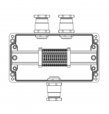 TBE-P-04-(12xCBC.2)-2xKH3MHK(A)-1xKH3MHK(C)1Ex e IIC Т5 Gb / Ex tb IIIC T95°C Db IP66/ КЗ