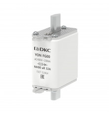 Предохранитель YON ножевого типа FG00 32А 400V характеристика aR