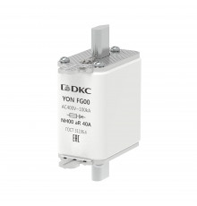 Предохранитель YON ножевого типа FG00 40А 400V характеристика aR