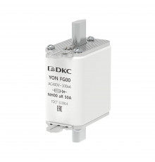 Предохранитель YON ножевого типа FG00 50А 400V характеристика aR