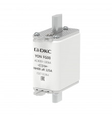 Предохранитель YON ножевого типа FG00 125А 400V характеристика aR