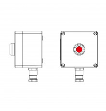 CPE-P-03-(1xP1R(11))-1xKH2MHK(C)1Ex d e IIC Т5 Gb / Ex tb IIIC T95°C Db IP66 / КЗ