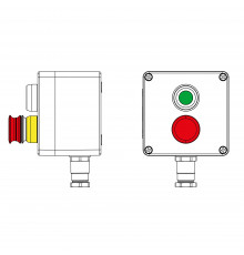 CPE-P-03-(1xP1G(11)-1xP6E(11))-1xKH2MHK(C)1Ex d e IIC Т5 Gb / Ex tb IIIC T95°C Db IP66 / КЗ