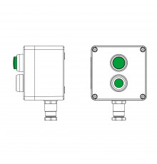 CPE-P-03-(1xP1G(11)-1xLG(250))-1xKH2MHK(C)1Ex d e IIC Т5 Gb / Ex tb IIIC T95°C Db IP66 / КЗ