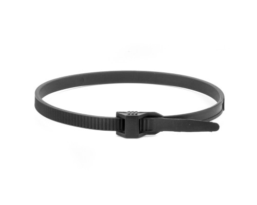Хомут P12 гибкий, чёрный, 7,6х370 26454SR | Хомут P12 гибкий, чёрный, 7,6х370