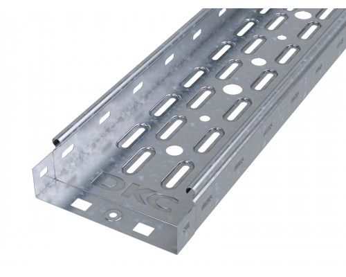 Лоток перфорированный 150х50 L2000, RAL9010 35253RAL9010 | Лоток перфорированный 150х50 L2000, RAL9010