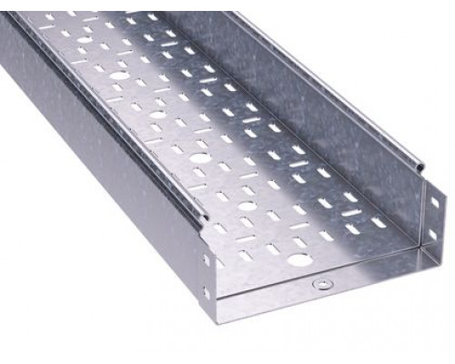 Лоток перфорированный 300х80 L3000, нержавеющий 35305INOX | Лоток перфорированный 300х80 L3000, нержавеющий