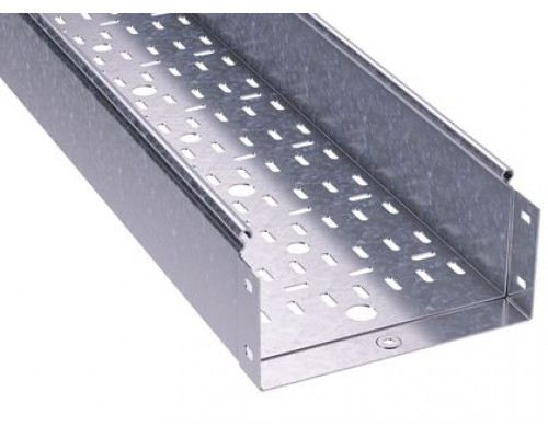 Лоток перфорированный 100х100 L 3000, нержавеющий 35341INOX | Лоток перфорированный 100х100 L 3000, нержавеющий