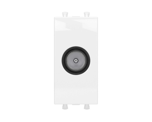 Розетка TV оконечная модульная, Avanti, Белое облако, 1 модуль 4400521 | Розетка TV оконечная модульная, Avanti, Белое облако, 1 модуль