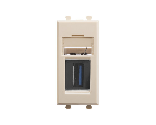 USB 3.0 розетка модульная, тип А-А, Avanti, Ванильная дымка, 1 модуль 4405301 | USB 3.0 розетка модульная, тип А-А, Avanti, Ванильная дымка, 1 модуль