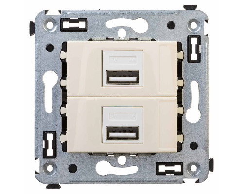 USB зарядное устройство в стену, Avanti, Ванильная дымка 4405543 | USB зарядное устройство в стену, Avanti, Ванильная дымка