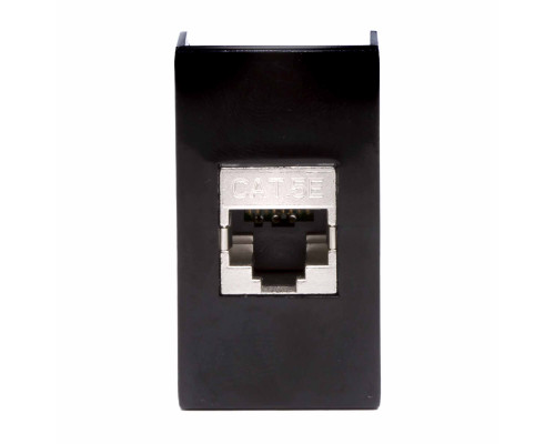 Розетка RJ-45 кат5E,экр,Viva,1 мод.,черн 45248 | Розетка RJ-45 кат5E,экр,Viva,1 мод.,черн