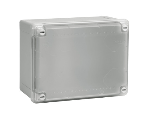 Коробка ответвительная с гладкими стенками и матовой крышкой, IP56,150х110х70мм 54020 | Коробка ответвит. с гладкими стенками и матовой крышкой, IP56,150х110х70мм