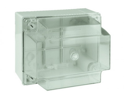 Коробка ответвительная с гладкими стенками и прозрачной крышкой, IP56, 150х110х135мм 54040 | Коробка ответвит. с гладкими стенками и прозрачной крышкой, IP56, 150х110х135мм