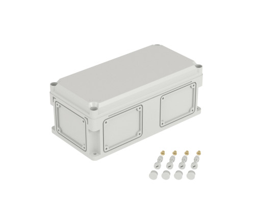 Корпус RAM box без МП 400х200х160 мм, с фланцами, непрозрачная крышка высотой 35 мм, IP67 542310 | Корпус RAM box без МП 400х200х160 мм, с фланцами, непрозрачная крышка высотой 35 мм, IP67